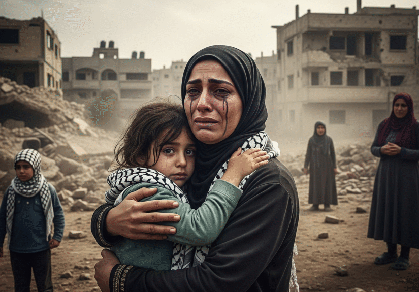 Palestine Is a Cry Poem by Azhar Niaz